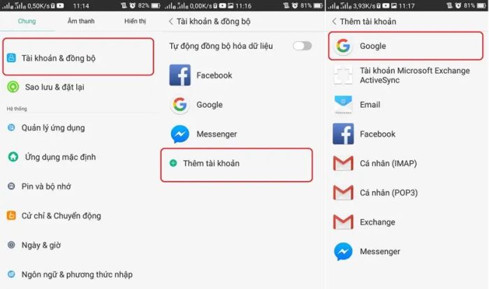 Đổi tài khoản Google Play để khắc phục lỗi máy chủ của CH Play