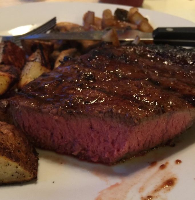 Reviewer photo of the budget cut of meat they transformed into a mouthwatering steak using the tenderizer