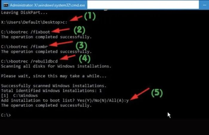 USB Boot - phương pháp khắc phục lỗi winload.exe nhanh chóng trên Windows 7