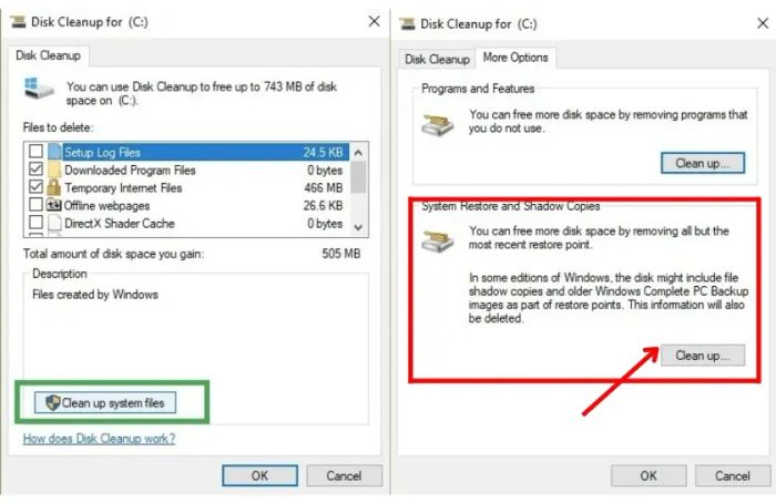 Xóa thư mục Windows.old để sửa lỗi winload.exe trên Windows 10