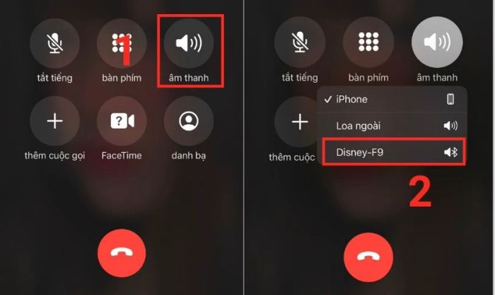 Đảm bảo AirPods được chọn làm thiết bị phát âm thanh chính