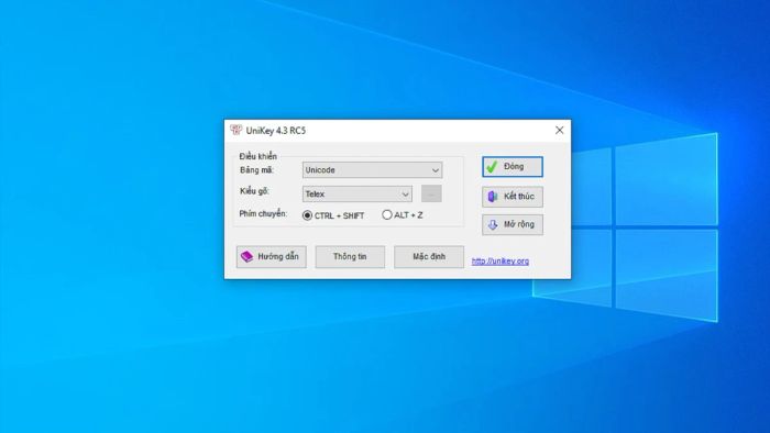 Khắc phục lỗi Unikey 4.2 RC4