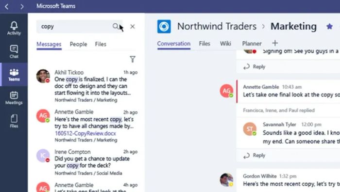 phần mềm Microsoft Teams
