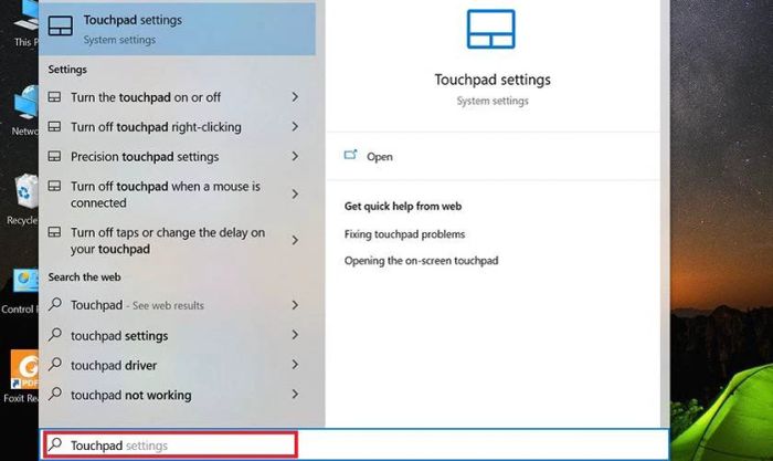 Cách mở khóa chuột cảm ứng trên Windows 10, 8