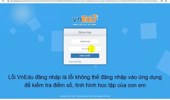 vnedu lms đăng nhập