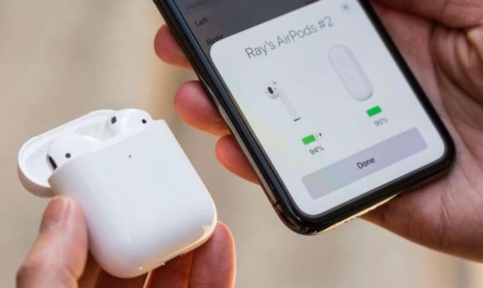 AirPods tự động ngắt kết nối trong quá trình sử dụng