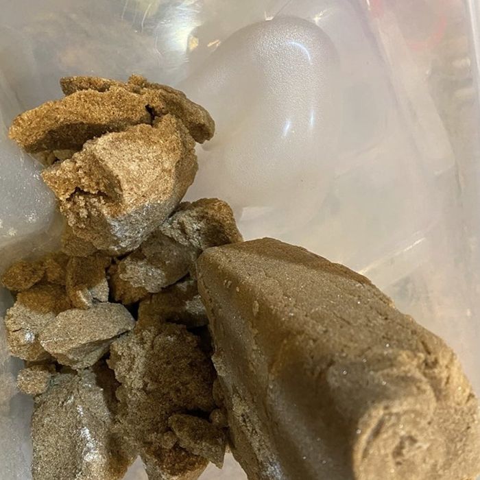 reviewer's brown sugar hardened and clumped together