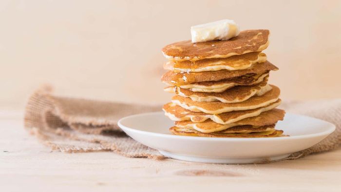 Then mix it into your pancake batter