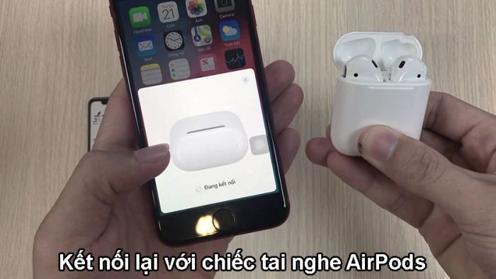 Kết nối lại với tai nghe AirPods