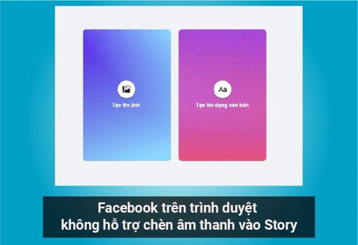 Tại sao story Facebook lại không có nhạc?
