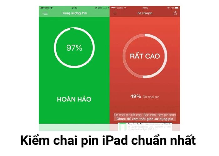Hướng dẫn kiểm tra độ chai pin iPad chính xác nhất