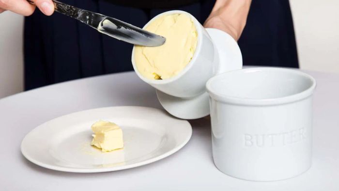 Butter can only stay out at room temperature for 48 hours.