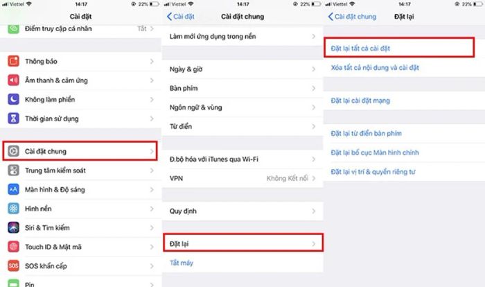 Khôi phục lại thiết bị