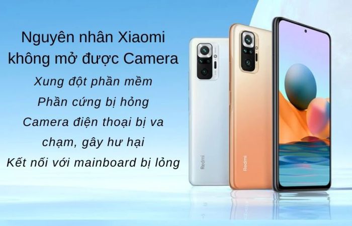 Lỗi Camera Xiaomi không thể khởi động và màn hình bị tối đen