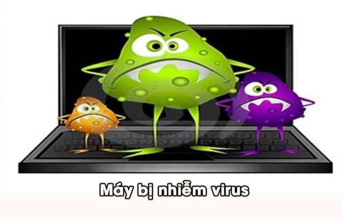 Máy tính bị nhiễm virus