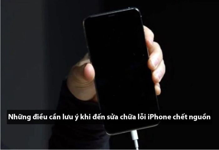 Các lưu ý quan trọng khi sửa chữa iPhone tắt nguồn, mất nguồn đột ngột