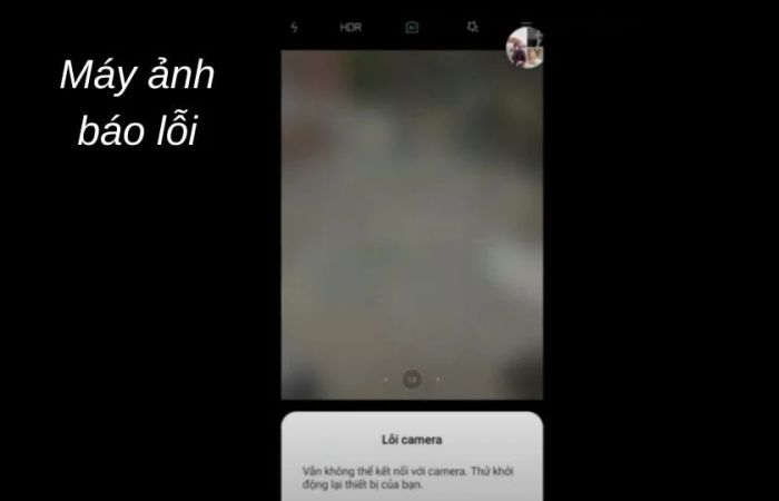 Lỗi camera Xiaomi không khởi động được và màn hình tối đen