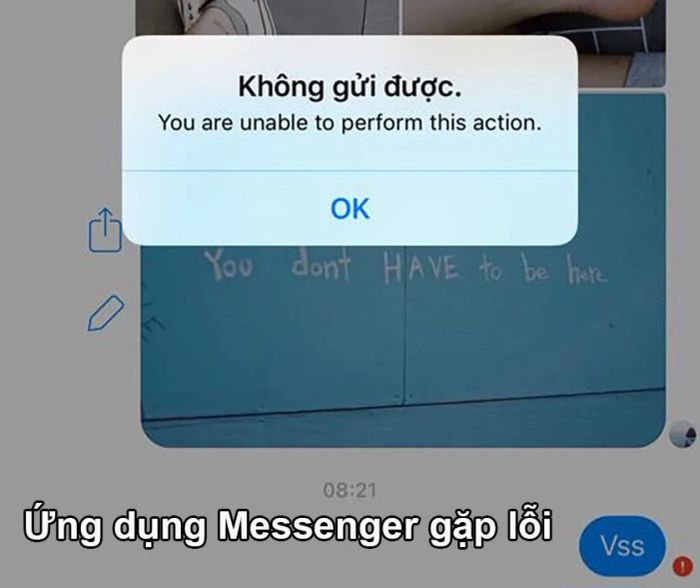 Vì sao Facebook không thể gửi được tin nhắn?