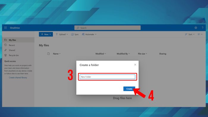 Hướng dẫn tải tệp lên OneDrive