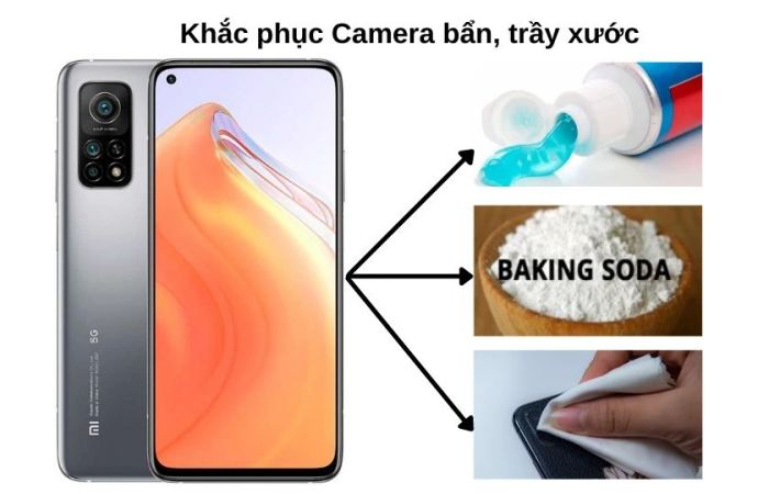 Camera trước và sau trên điện thoại Xiaomi bị mờ và nhòe