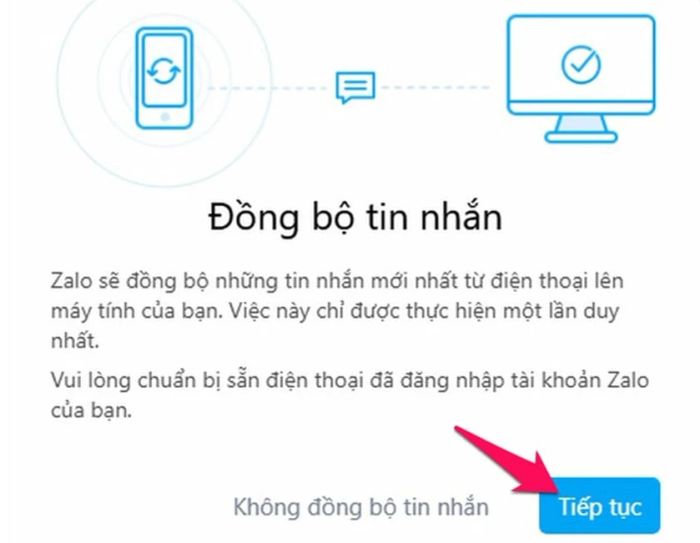 Cách khắc phục lỗi không đồng bộ tin nhắn Zalo trên PC