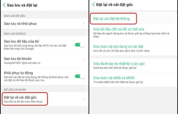 Cập nhật phần mềm