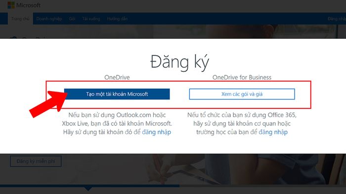 Cách tạo tài khoản OneDrive dễ dàng