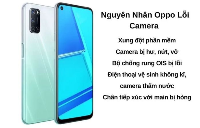 Lỗi camera Oppo không hoạt động đúng như mong đợi