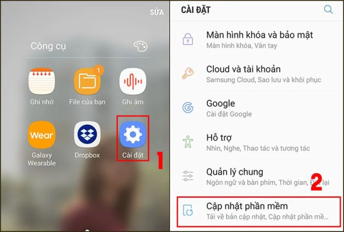 Kiểm tra cài đặt hệ thống