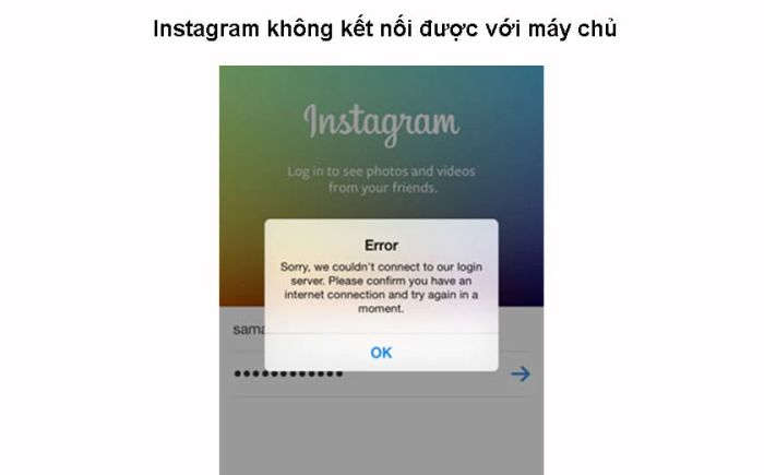 instagram gặp lỗi