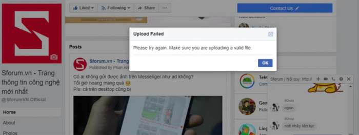 Hướng dẫn chi tiết cách khắc phục lỗi Messenger không gửi được ảnh