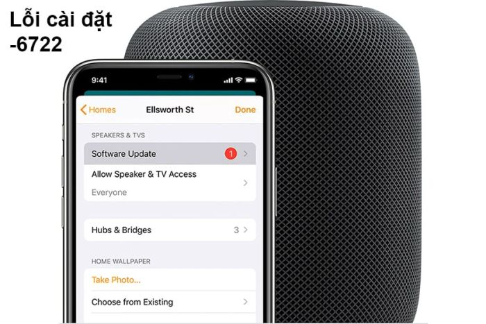 Lỗi không kết nối được HomePod