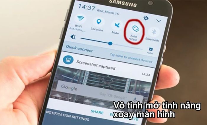 Nguyên nhân dẫn đến lỗi xoay màn hình Xiaomi