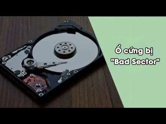 Ổ cứng gặp phải vấn đề
