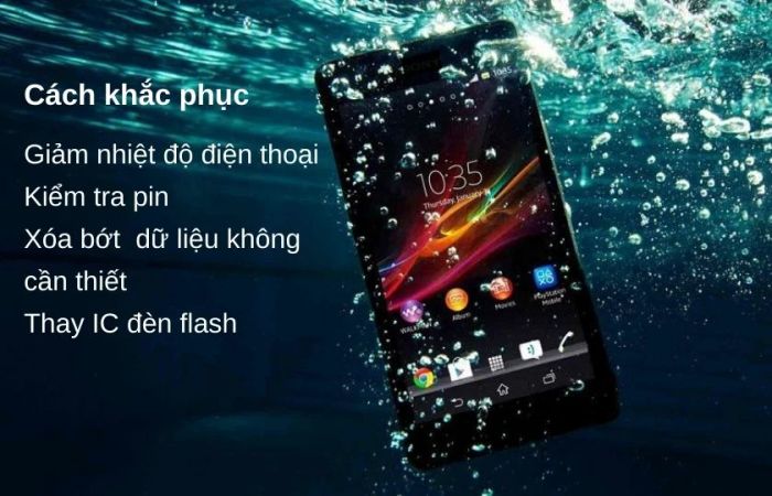 Lỗi đèn Flash trên điện thoại bị hỏng