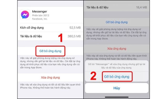 Sửa lỗi không thể vào Messenger