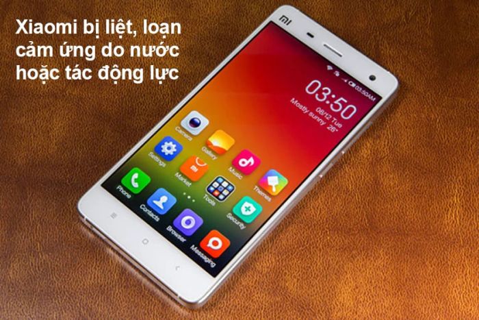 Lý do điện thoại Xiaomi gặp tình trạng liệt hoặc loạn cảm ứng