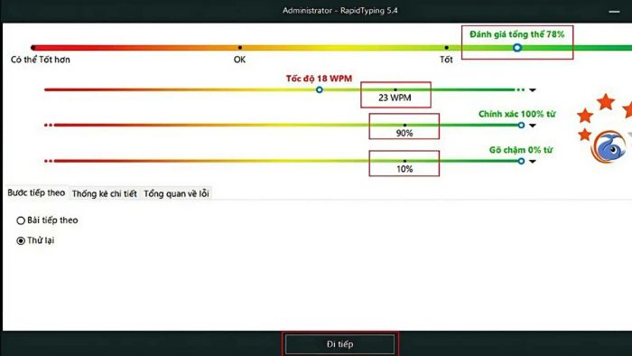 Hướng dẫn sử dụng phần mềm Rapid Typing - Bước 3