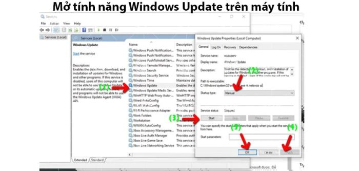 Phương pháp khắc phục lỗi không thể cập nhật Windows 10