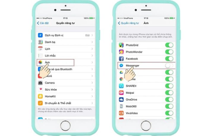Kiểm tra và cấp quyền truy cập ảnh