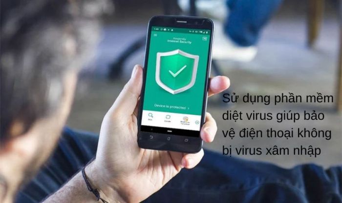 Sử dụng phần mềm diệt virus cho thiết bị di động