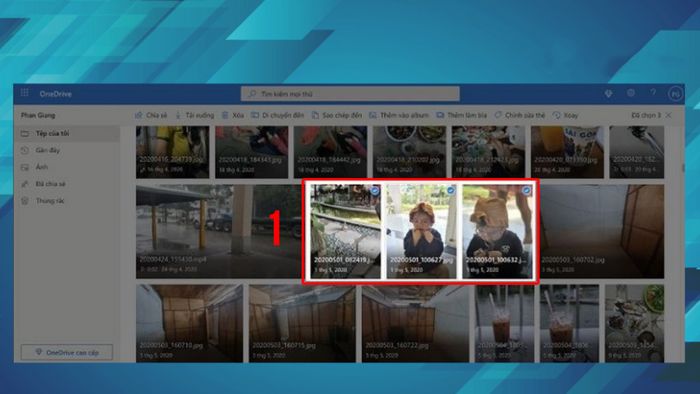 Hướng dẫn tải tệp từ OneDrive về thiết bị