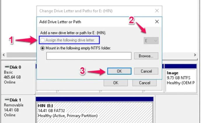 Lỗi không nhận USB trên máy tính do thiếu ký hiệu của USB thiết bị