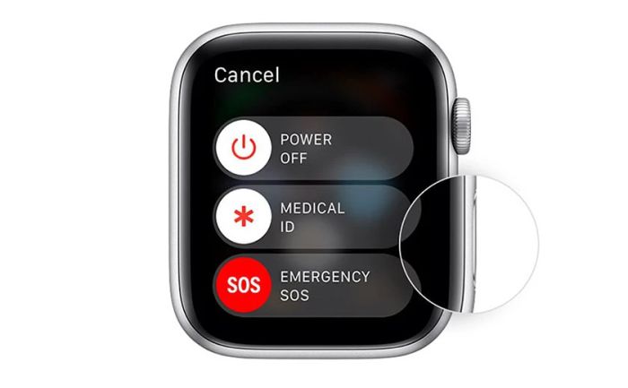 Khởi động lại Apple Watch