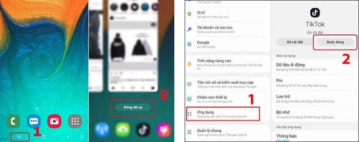 Lỗi tự thoát ứng dụng