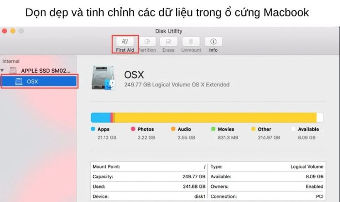 Các cách khắc phục khi MacBook bị chậm