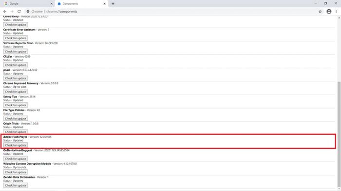 Cách khắc phục lỗi Adobe Flash Player bị chặn vì đã lỗi thời