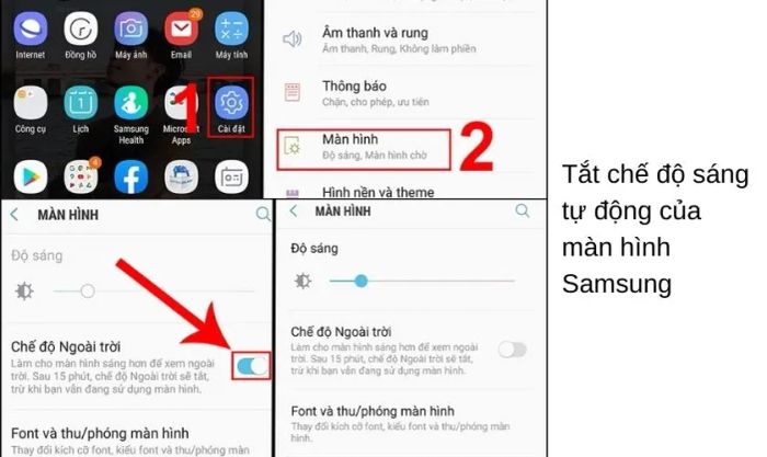 Khắc phục tình trạng giật, chớp và nhấp nháy màn hình điện thoại Samsung liên tục