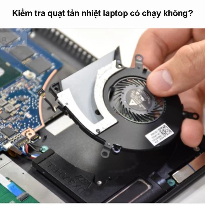 quạt tản nhiệt laptop không hoạt động