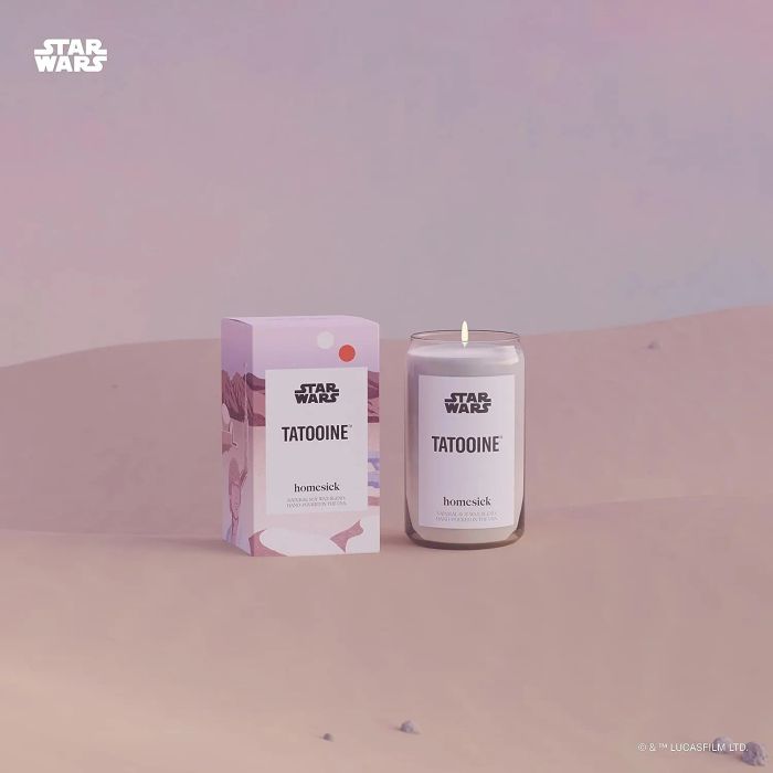 a Tatooine candle